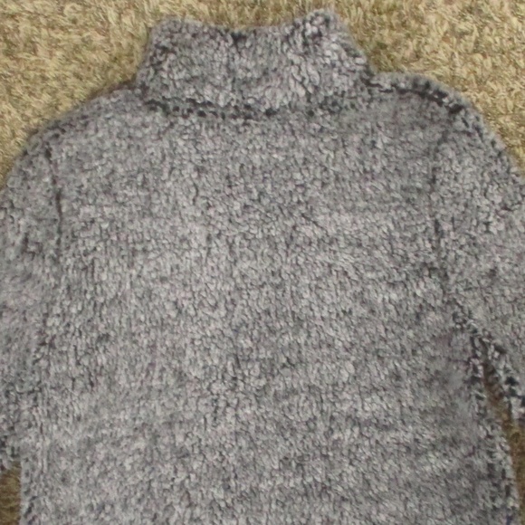 Pittsburgh University Sweatshirt Women's Medium‎ Gray Plush Fleece 1/2 Snap - Picture 4 of 8